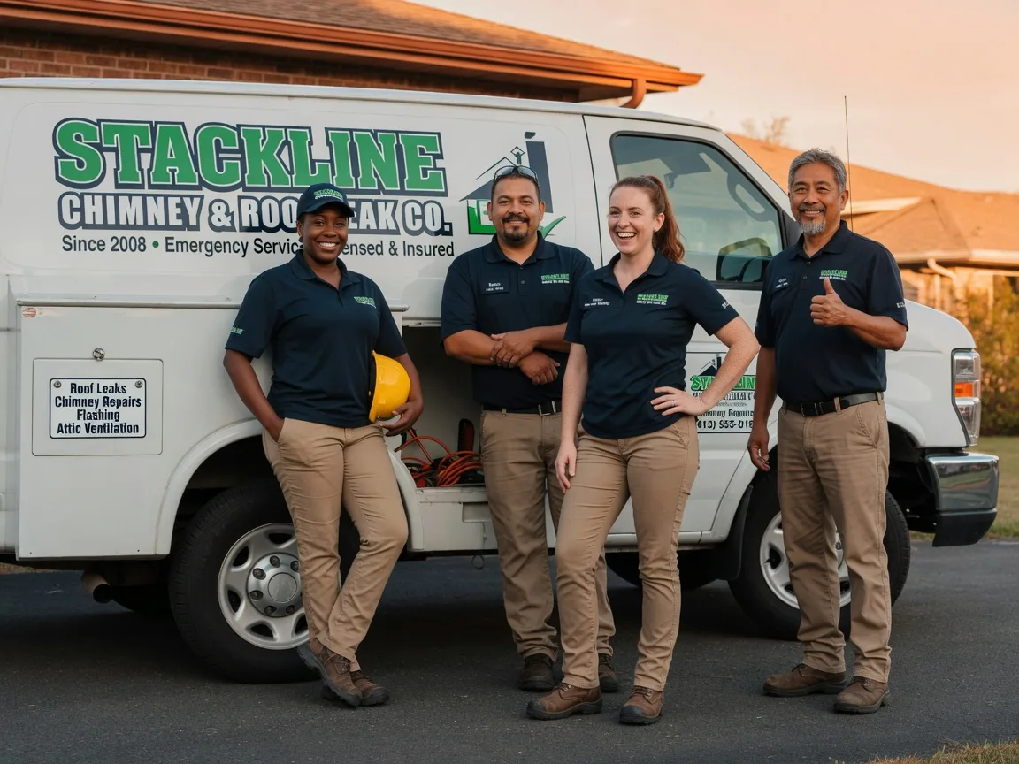 Chimney flashing repair company in Dresden, OH